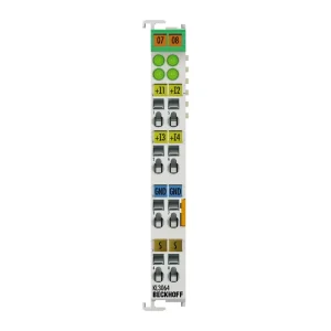 KL3064 | Bus Terminal, 4-channel analog input, voltage, 0…10 V, 12 bit, single-ended, with shield connector