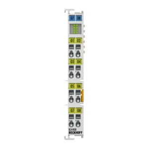 KL4408 | Bus Terminal, 8-channel analog output, voltage, 0…10 V, 12 bit, single-ended